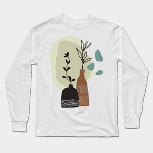 Abstract flower vases Long Sleeve T-Shirt